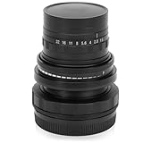 Vollformat-Objektiv, 50 mm F1,6 für M-Mount Tilt Shift, manuelles Vollformat-Kameraobjektiv, kompatibel für spiegellose Kameras