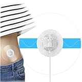 QaZanteiar 20 Stück CGM Patches, Wasserfest CGM Sensoren Schutz Transparenten Fixierung Selbstklebend Hautfreundlich Fixierpflastern, Einfach Auf der Haut Anzubringen Geeignet für Schwimm & Bad