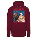 Wham! - Merry Christmas | Christmas Weihnachten Sweater Hoodie Pullover, Navy Blau, L