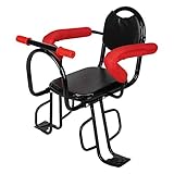 MENAYODA Rücksitz für Kinderfahrräder, Kinderfahrradsitz Hinten, Outdoor-Kinderfahrradsitze mit Rutschfesten Armlehnen/Pedalenpolster/Kissen, Maximale Tragfähigkeit 45Kg