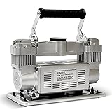 YCDJCS Reifenfüller Luftkompressor 12V 600W Elektrische Multifunktions-Reifenfüller Motorräder Fahrräder Bälle Beiboot Stationäre Druckluft-Kompressoren (Color : Silver)