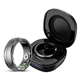 Smart Ring Fitness Ring Tracker Smartringe für Herren Damen IP68 Wasserdicht Android iOS Fitnessring mit Schlaftracker Schrittzähler Kalorien Herzfrequenz Pulsmesser Sleep Tracker Aktivitätstracker