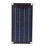 Hyuduo 10 W Tragbares Biege-Solarpanel, Polykristallines Silikon-USB-Ladegerät für Camping, Effiziente Energieumwandlung, Leichtes Design für Outdoor-Enthusiasten