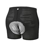 GGFLYING Radlerhose Herren 5D Gel Gepolstert Fahrradhose Radhose Kurz Radunterhose Fahrrad Unterhosen Fahrradunterhose Atmungsaktiv