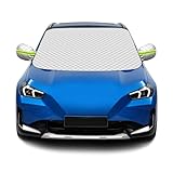 Frontscheibenabdeckung Auto,97.5 x 142 cm Winter Scheibenabdeckung Auto,Frostschutz Auto Frontscheibe, Anti-Schnee, Anti-EIS, Anti-Frost, geeignet für SUV, LKW und Limousine oder Kleinwagen