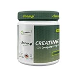 Chemp® Creatine, 100% reines Creapure® Kreatin-Monohydrat, 500g Pulver, 147 Portionen