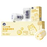 Yiurse Wasserloses Katzen-Shampoo – pflegendes, wasserloses Haustierwasch-Shampoo, sicheres tragbares Hundebadzubehör, natürliches Haustier-Shampoo für Haustiere, Katzen, Hunde