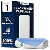 Dreamzie Inkontinenzunterlage Waschbar 90 x 160 cm - Matratzenschoner Saugfähig und Wasserdicht - Inkontinenz Bettunterlage