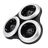 YUYTE Ersatzscherköpfe, Kompatibel mit Elektrorasierern S9000 SH70 S7710 SH90 RQ11 RQ12 S7000, Einfach Auszutauschen und Runder Kopf für Hautschutz, mit Vollständigem Standdesign