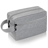 Aucuu Kulturbeutel Herren, Kulturtasche Damen Große, Kulturtasche für Herren, Kosmetiktasche Waschtasche mit Doppelter Reißverschlussöffnung, Reise Kulturbeutel für Toilettenartikel Zubehör