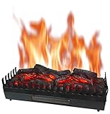 CHEMIN'ARTE Elektrokamin - Elektrischer Solo-Stand - 67x23x24cm Kamin mit realistischem Flammeneffekt für Wohnzimmer und alle Innenraumbereiche - LED Lampen - Freistehender Elektrokamin