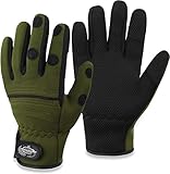 normani Anglerhandschuhe aus 3mm Titanium Neopren mit umklappbaren Fingerkuppen und rutschfesten Handinnenflächen - Wasser -und Winddicht (S-4XL)