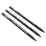 SEWOART 3er Set Zeichenkohle Stifte Professionelle Kohle Zeichenstifte Weich Und Hart Für Zeichnen Schattieren Und Skizzieren Kunstbedarf Für Kreative Künstler