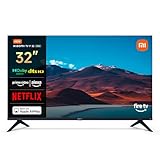 Xiaomi TV F 32, 32 Zoll (81 cm), HD, Smart TV, Fire OS7, Triple Tuner DVB-C/S/S2/T/T2, Dolby Audio™, DTS Virtual:X, DTS-HD, Sprachsteuerung mit Alexa, Kompatibel mit Apple AirPlay