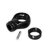 DIWARO.® Kugelöse aus Kunststoff | RAL 9005 (schwarz) | Bohrung 12mm | Querbohrung 4mm | Kegelradgetriebe, Schneckengetriebe, Markise