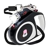 Retoo Rollleine Hundeleine 5m für kleine & große Hunde, Flexibles Band für Rechts Spaziergänge, Dog Leash, Bequemen Griff, Gurt-Leine, Robuste Ausziehleine fürs Gassigehen Roll-Leine Hochwertige Leine