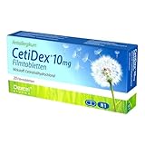 CetiDex 10 mg Tabletten bei Allergien, 20 St. Tabletten