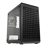 Cooler Master Q300L V2 Micro-ATX Tower, magnetisch gemusterter Staubfilter, USB 3.2 Gen 2x2 (20 GB), gehärtetes Glas, CPU-Kühler max. 159 mm, GPU max 360 mm, vollständig belüfteter Luftstrom