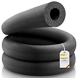 Rohrisolierung Kautschuk | 2m Schlauch für Rohrdurchmesser von 15mm bis 89mm und Dämmdicke von 12,3mm bis 53mm Kaimann Kaiflex HT s2 | 50% - 100% GEG (28mm x 25,5mm | 2m | 100% GEG)