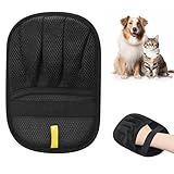 MewZoo Tierhaarentferner Handschuh, Doppelseitige Fell Magnet Handschuh, Wiederverwendbare Handschuh für Hunde und Katzen, vielseitiger Tierpflegehandschuh zum Waschen, für Kleidung Sofas (1 Stück)