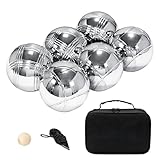 Qzdtue Petanque Kugeln Set | Outdoor Metallkugeln | Kugeln Metall | Bocce Ball Kit Outdoor Games, Recreational Petanque Balls, Beach Vacation Kugeln, Family Backyard Games, Outdoor Picnic Games