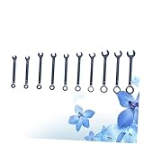 OSALADI 10St Ratschenschlüssel schlagschlüssel set maulschlüssel set portable wrench factory use wrench pcs wrench set Multifunktional Fest Doppelkopfschlüssel Schraubenschlüssel Werkzeug