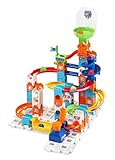 VTech Marble Rush - Adventure Set S100 – Interaktive Murmelbahn mit spannenden Bahnelementen, verschiedenen Aufbaumöglichkeiten und Wegführungen – Für Kinder von 4-12 Jahren