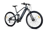 moma bikes Unisex-Adult EMTB 29' PRO Full SUSP. M-L Central Motor, Grey/Black