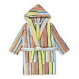 BOSKIMO KIDS - Bademantel für Kinder und Jugendliche aus Baumwolle: Junge, Mädchen, Unisex, Kinder und Baby – 100% OEKO-TEX-Baumwolle – 2 Taschen, Gürtel, Kapuze, Bademäntel mit Stickerei für Kinder