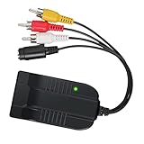 OSALADI Audio Konverter Adapter Adapter Konverter Adapter Schwarz Konverter