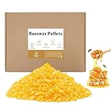 Scentoria Bienenwachs 800g, Bienenwachs Bio für Kosmetik, Bienenwachs Pastillen, Bienenwachs für Kerzen, Bienenwachs Kaufen, Bienenwachs Kerzen, Natürliches Beeswax, Bio Bienenwachs Gelb