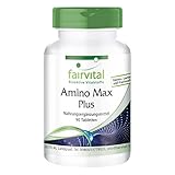 Aminosäure Komplex - Amino Max Plus - enthält 8 essentielle Aminosäuren - 90 Tabletten