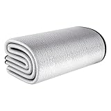 Campingmatte für Zeltboden - doppelseitige Aluminiumdecke mit isolierender Thermoschicht | Wasserdichte Picknickmatte mit Aufbewahrungstasche | Campingmatte Matches EVA Imper