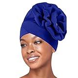 Fashion Tidbits Damenmütze, groß, elastisch, solide, bequem, flach, einfarbig, gestapelt, für Damen, Südwest-Baseballkappe, blau, Einheitsgröße