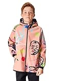 unuo, Kinder-Softshell-Jacke ohne Innenfutter, elastisch Basic, Aprikose, Fantasie 110/116