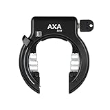 AXA Solid Rahmenschloss - Fahrradschloss Hohe Sicherheit - Sicherheitslevel 10 - Einsteckkette Kompatibel - ART 2 Geprüft - Geeignet für E-Bikes