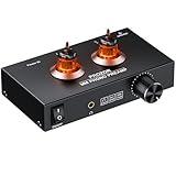 PROZOR Vakuum Röhren Phonovorverstärker Röhrenverstärker JAN GE5654 MM HiFi Kompakter Vintage Audio Vorverstärker für Lautsprecher, Kopfhörer, Verstärker