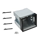 KONTONTY Festplattenmontagehalterung Für 4 Bay Festplattengehäuse Mit USB Dockingstation Für Festplattenlaufwerke Kompakte Computerversorgung Für Effiziente Datenspeicherung Und
