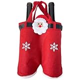 Weihnachts Süßigkeiten Tüten,Weihnachtsmann-Hose Weinhalter | Weihnachtsparty Gastgeschenk,Für Hochzeit & Neujahr Partys & Feierlichkeiten & Feiertage &
