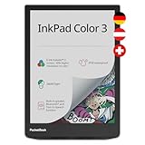Pocketbook InkPad Color 3 eReader Grau 8' 32 GB Speicher Bluetooth Wasserschutz