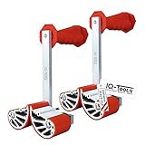 IQ-Tools Plattenträger das Original 0-80 mm – Hochleistungsklemme, Verstellbare Spannkraft, robuste Klemme & Plattenheber, Klemmzange & Klemmplatte, Tragvorrichtung, Ideal für Schwerlast & Montage