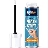 Fugenstift weiß zum Ausbessern von Fliesenfugen - schnelltrocknend für Bad & Küche 12ml