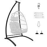 C-Typ Hängesessel Gestell, Schwerer Schaukelgestell Outdoor aus Stahl, Hängemattengestell (Hängesessel Nicht im Lieferumfang enthalten)