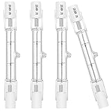 EKSAVE Halogenlampen R7s 78mm 80W Halogenstablampe 230V 2700K Warmweiß 1530LM Dimmbar(4 Stück)