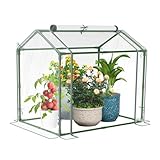 Mini Gartengewächshäuser Gewächshaus Balkon 85 x 59 x 83 cm