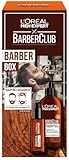 L'Oréal Men Expert Bartpflege-Set für Männer, Geschenkset mit Bartshampoo & Bartöl, Unterstützung beim gesunden Bartwachstum, Geschenke für Herren mit Zedernholzöl, Barber Club, 1 x 200 ml, 1 x 30 ml