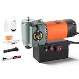 VEVOR Magnetbohrmaschine, Kernbohrmaschine 1300 W, flache tragbare Magnetbohrmaschine mit Kühlvorrichtung und Überlastschutz, Magnetpresse für Geräteinstallation, Industrie, Metallbearbeitung, Orange
