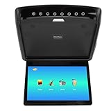 Autodach-Player, Auto-Overhead-Player 11,6-Zoll-HD-IPS-Bildschirm 170-Grad-Öffnungswinkel Rücksitz-Entertainment für Business-Auto-SUV-Wohnmobil (BLACK)