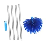 COSMEVIVI Spider Web Cleaner Mit Verlängerbarem Edelstahlstiel Leichter Und Effektiver Spinnenwebenentferner Für Hohe Decken Und Schwer Zugängliche Stellen Ideal Für Innen Und