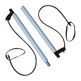 perfk Pilates-Stange, Zugstange, tragbar, Fitness-Stick, gedehnte -Stange für Ganzkörperübungen im Innenbereich, Kniebeugen,